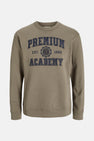 Sweat col O Brun - PREMIUM BLUE by JACK & JONES