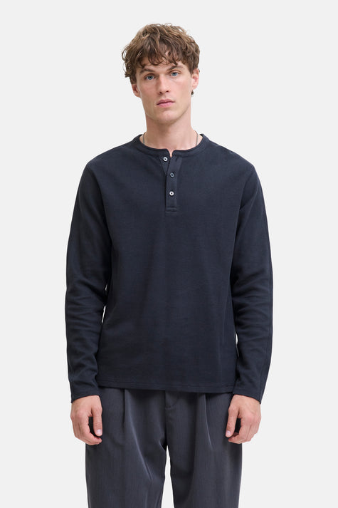 T-shirt (lange mouwen) blauw - PREMIUM BLUE by JACK & JONES