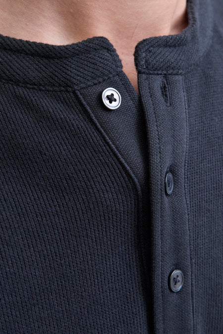 T-shirt met lange mouwen - Donkerblauw
