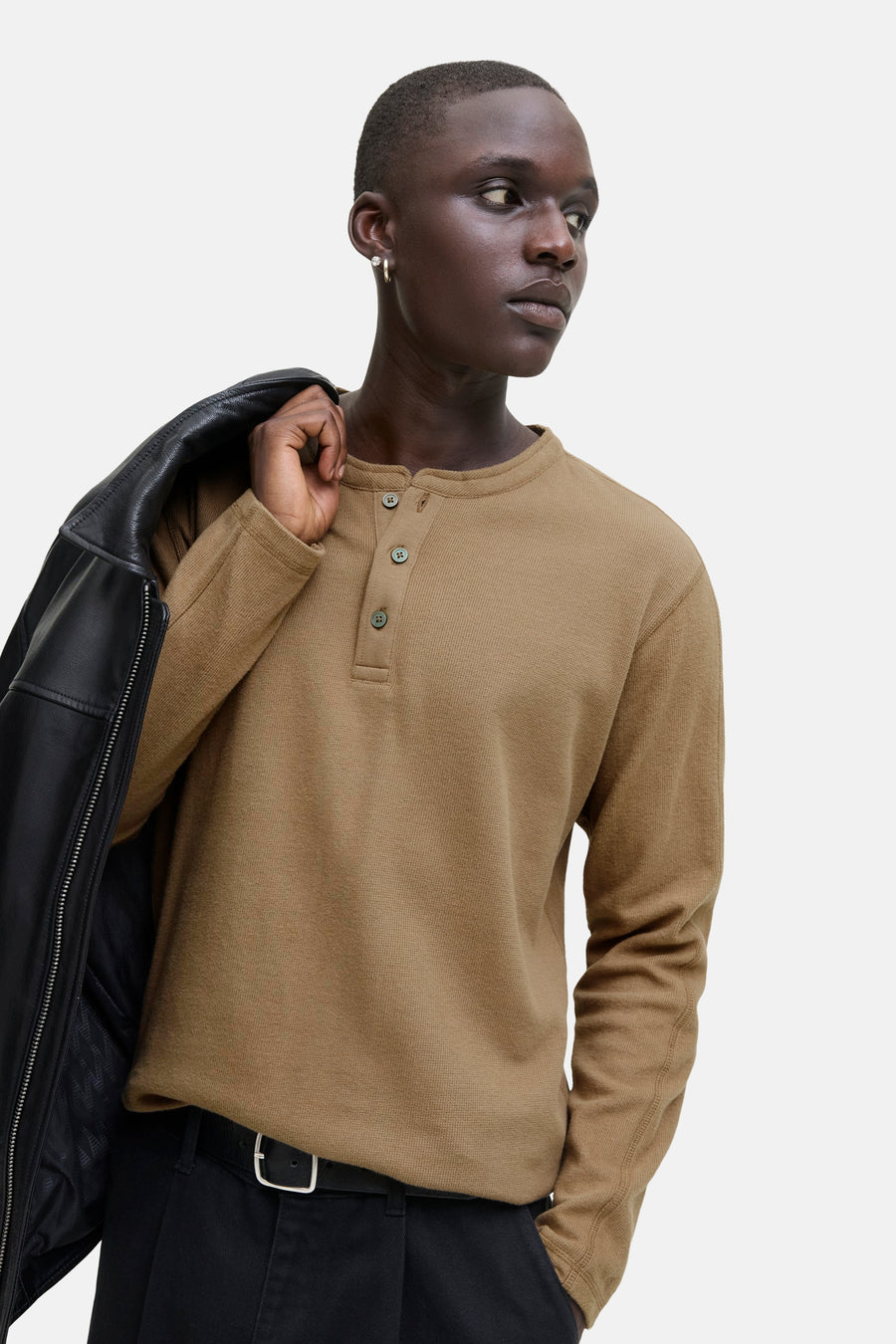 T-shirt à manches longues - brun