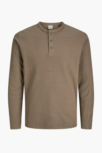 T-shirt met lange mouwen - bruin - PREMIUM BLUE by JACK & JONES