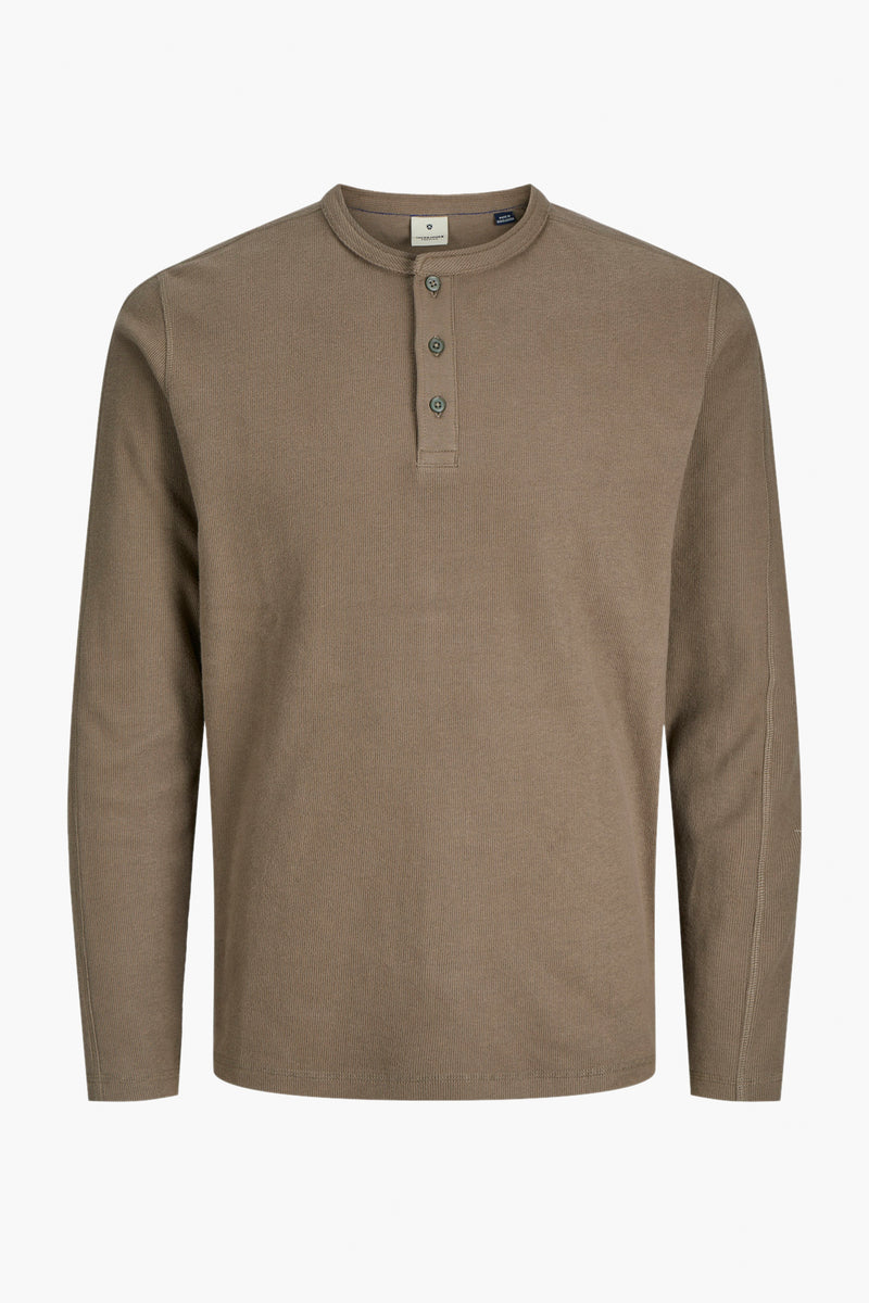 T-shirt met lange mouwen - bruin