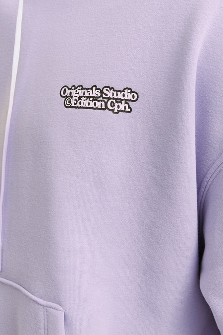 Sweat à capuche Mauve - ORIGINALS BY JACK & JONES