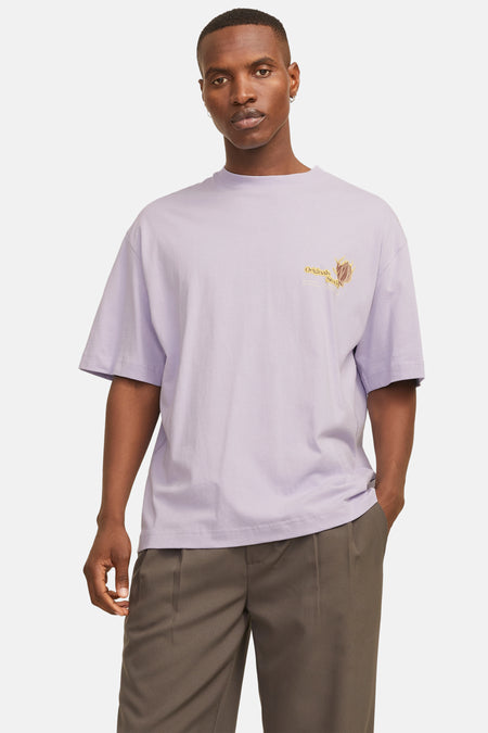 T-shirt (manches courtes) Mauve - ORIGINALS BY JACK & JONES