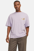 T-shirt (manches courtes) Mauve - ORIGINALS BY JACK & JONES