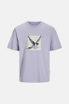 T-shirt (manches courtes) Mauve - ORIGINALS BY JACK & JONES