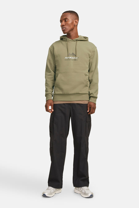Sweater met kap Groen - CORE BY JACK & JONES