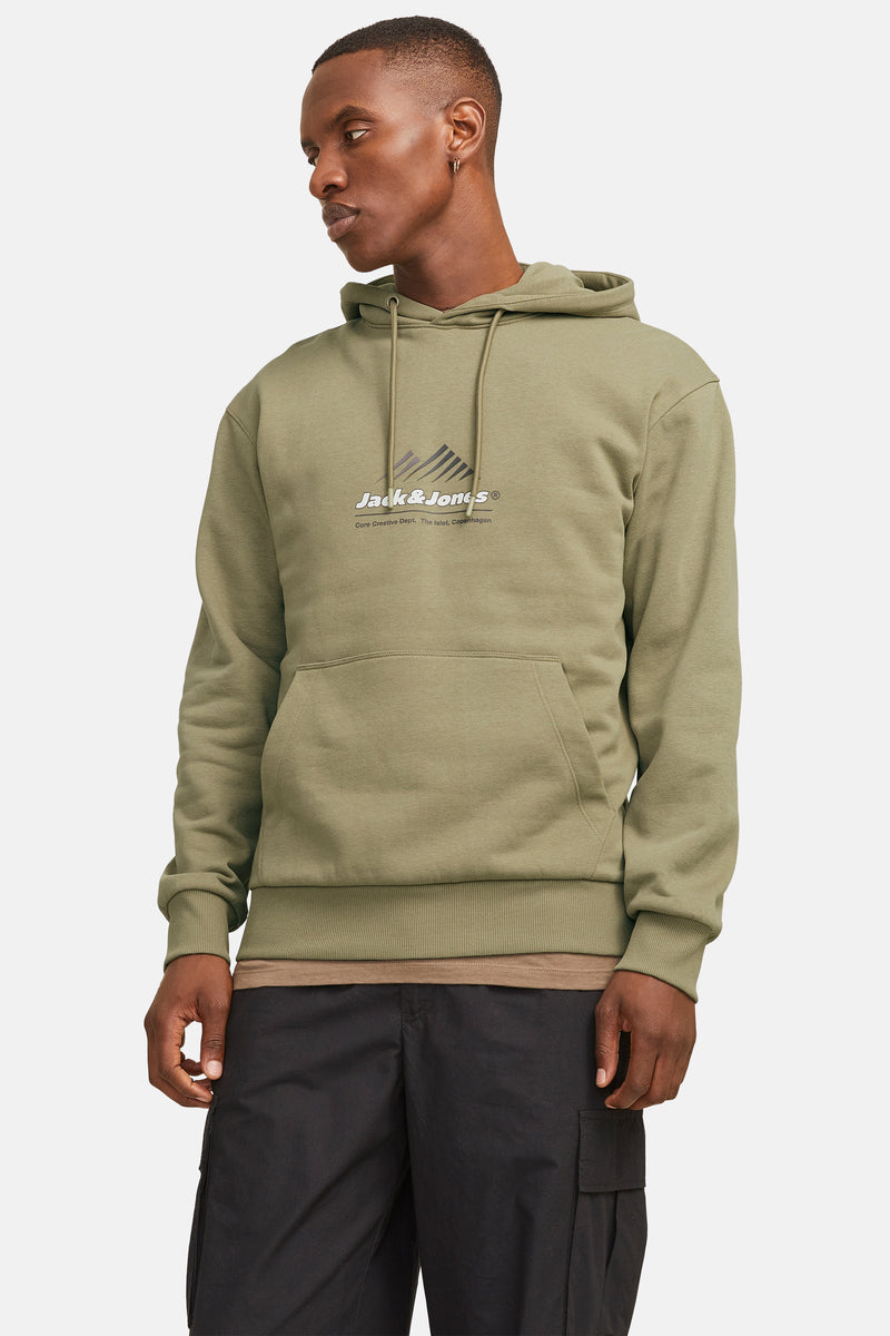 Sweater met kap Groen - CORE BY JACK & JONES