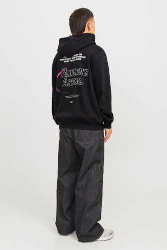 Sweater met kap zwart - CORE BY JACK & JONES - CORE BY JACK & JONES