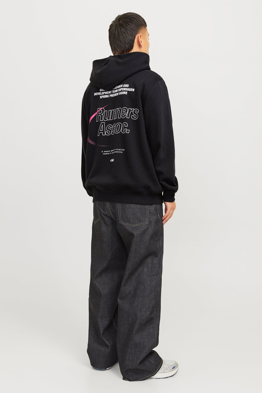 Sweater met kap zwart - CORE BY JACK & JONES - CORE BY JACK & JONES