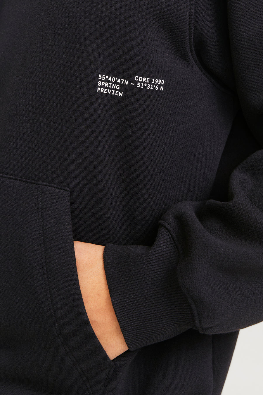 Sweater met kap zwart - CORE BY JACK & JONES - CORE BY JACK & JONES