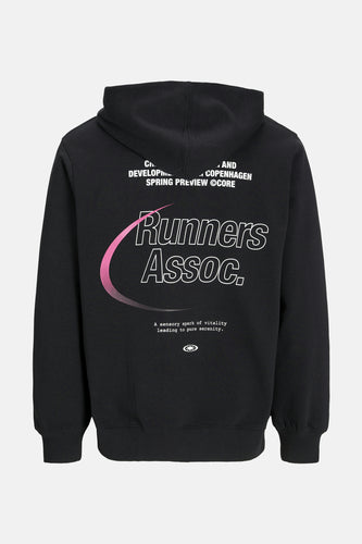 Sweater met kap zwart - CORE BY JACK & JONES - CORE BY JACK & JONES