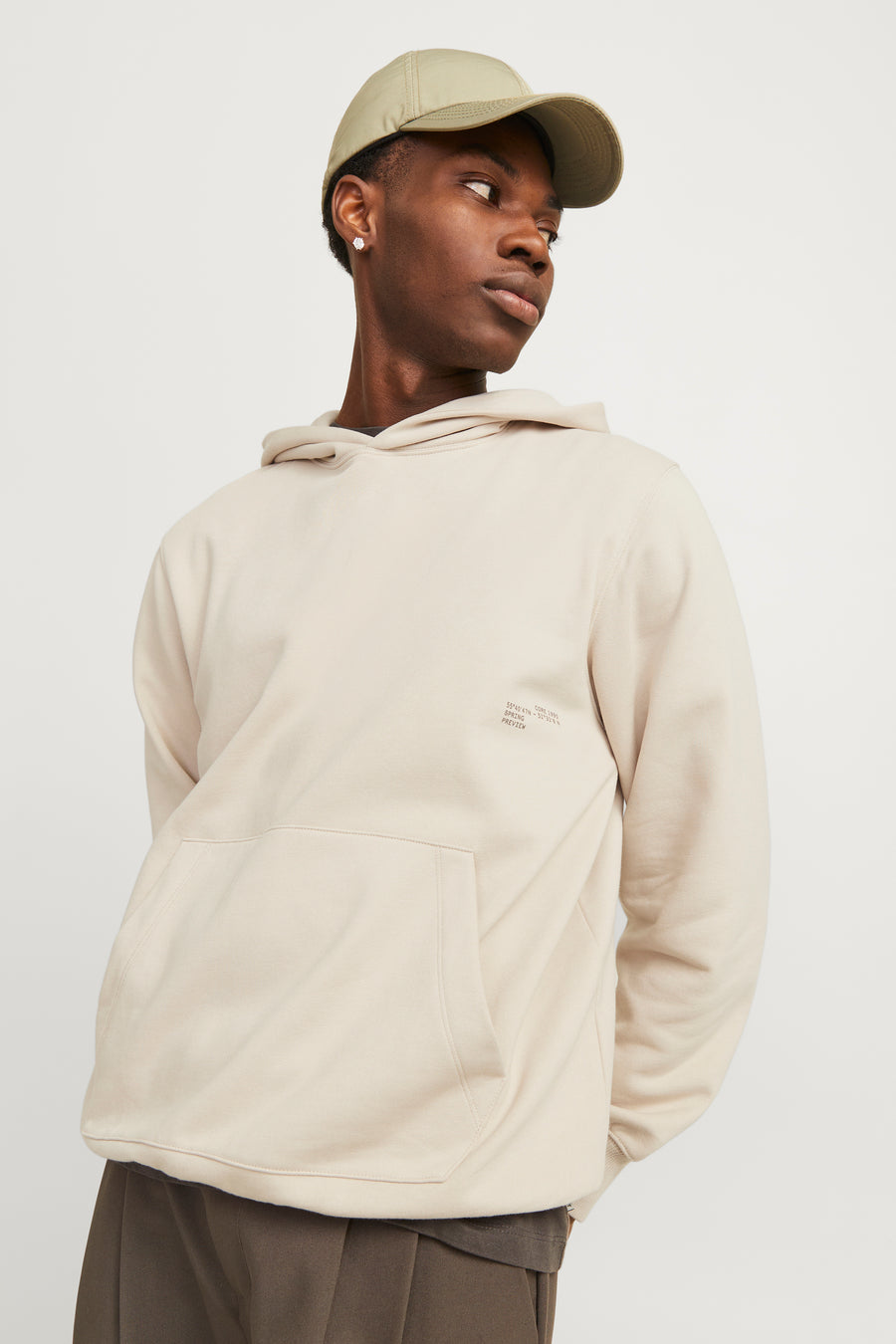 Sweater met kap beige - CORE BY JACK & JONES - CORE BY JACK & JONES