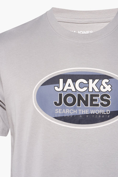 T-shirt met korte mouwen - grijs