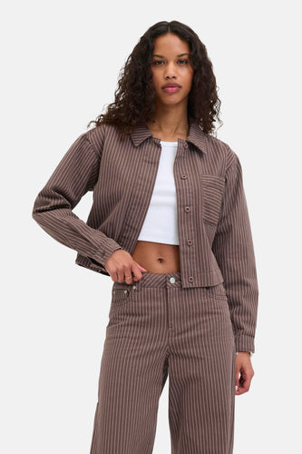 Hemd met lange mouwen - bruin - JJXX