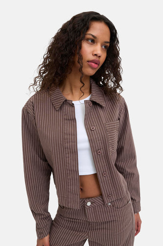 Hemd met lange mouwen - bruin - JJXX