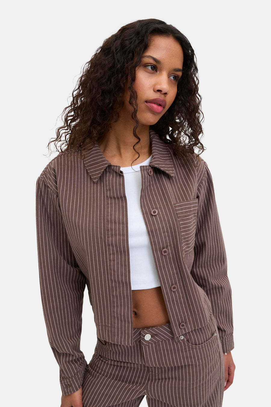 Hemd met lange mouwen - bruin - JJXX