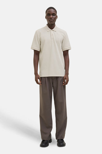 Polo met korte mouwen - beige - CORE BY JACK & JONES