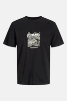 JCOALPHA PRINT TEE SS CREW NECK FST