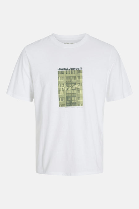 JCOALPHA PRINT TEE SS CREW NECK FST