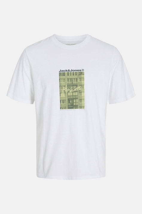 JCOALPHA PRINT TEE SS CREW NECK FST