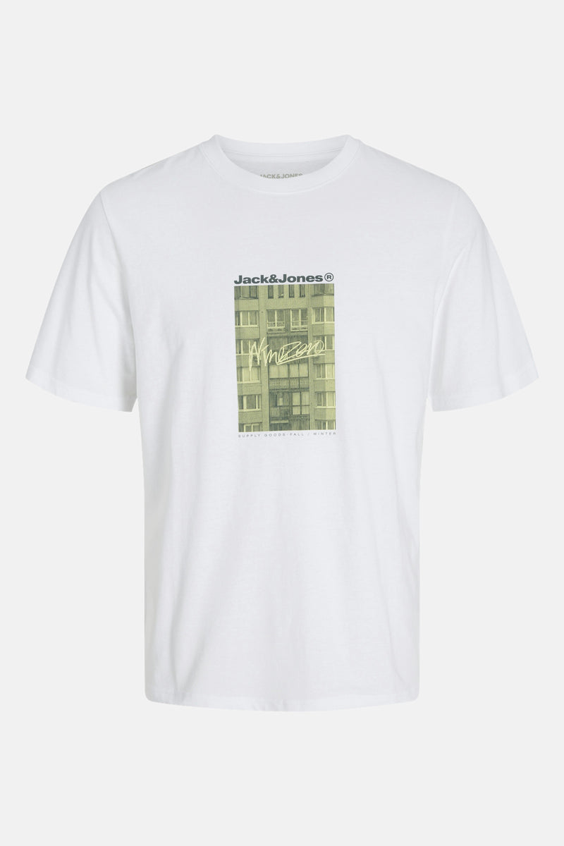 JCOALPHA PRINT TEE SS CREW NECK FST