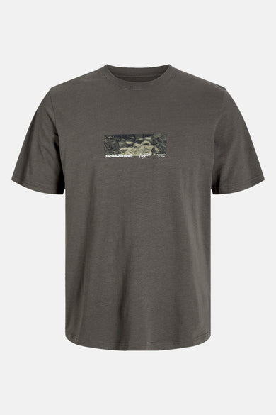 JCOALPHA PRINT TEE SS CREW NECK FST