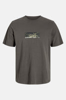 JCOALPHA PRINT TEE SS CREW NECK FST