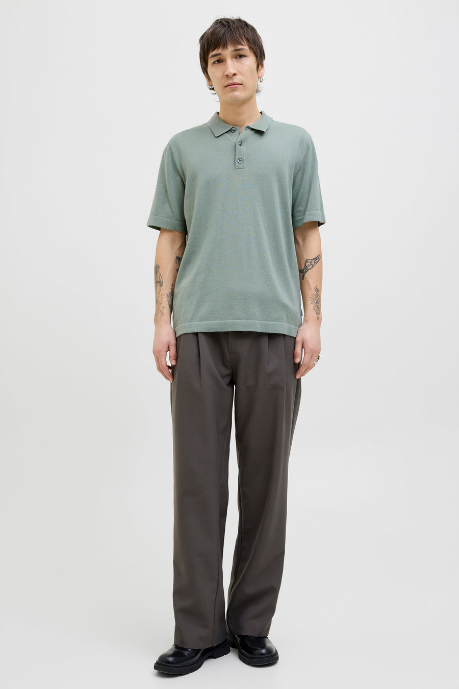 Polo met korte mouwen - groen - PREMIUM by JACK & JONES