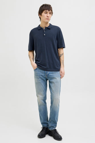 Polo met korte mouwen - blauw - PREMIUM by JACK & JONES