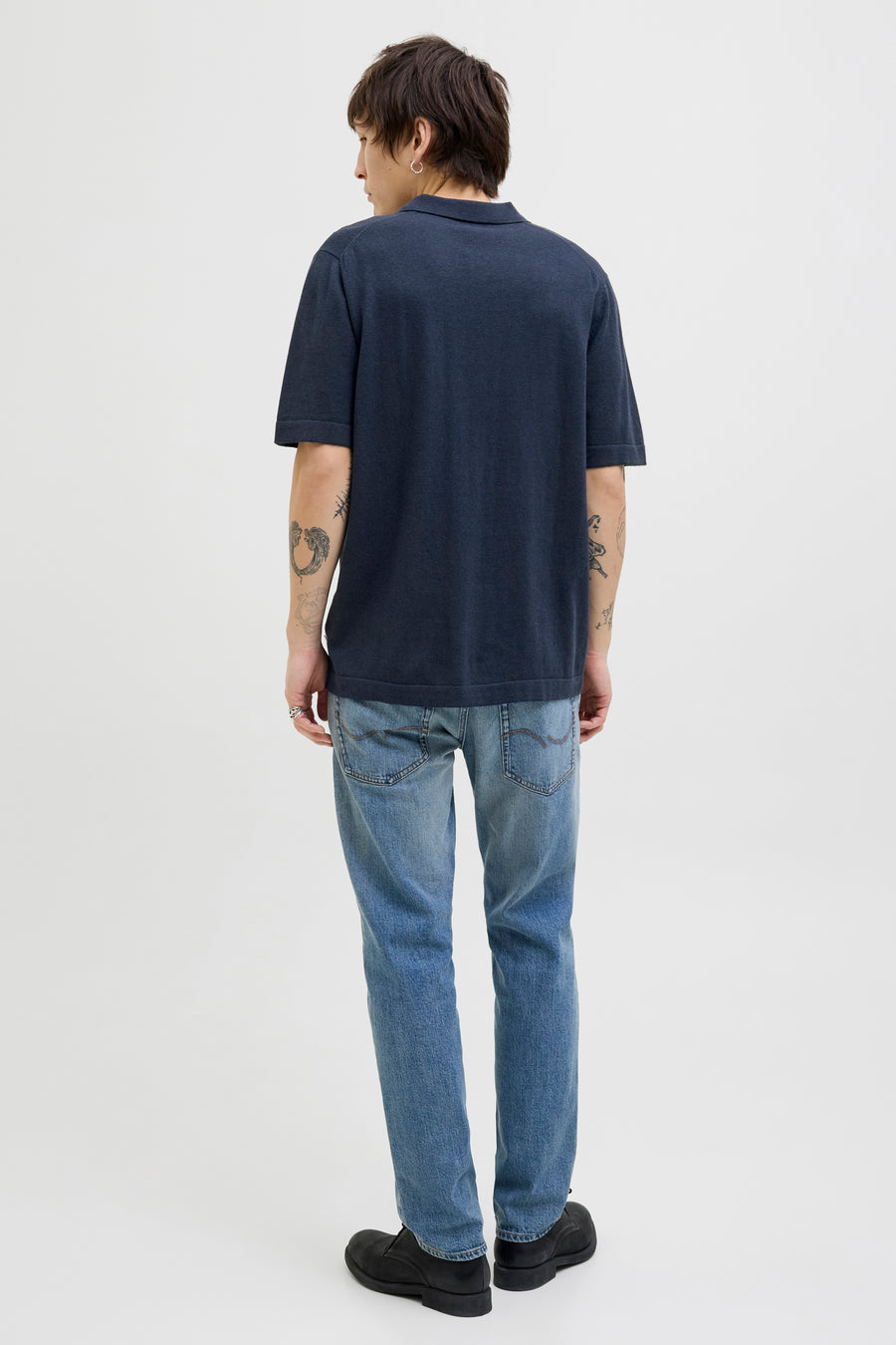 Polo met korte mouwen - blauw - PREMIUM by JACK & JONES