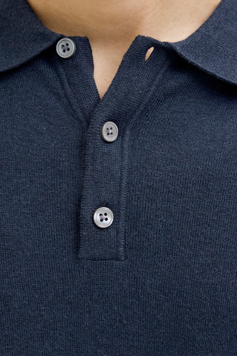 Polo met korte mouwen - blauw - PREMIUM by JACK & JONES