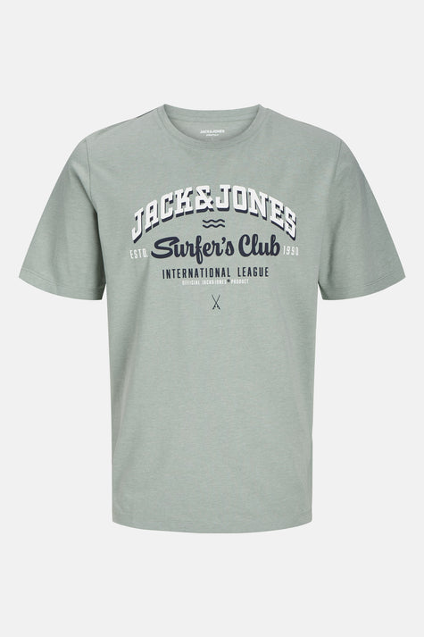 T-shirt (korte mouwen) groen - ORIGINALS BY JACK & JONES