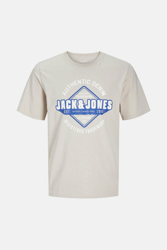T-shirt met korte mouwen - ecru - ORIGINALS BY JACK & JONES
