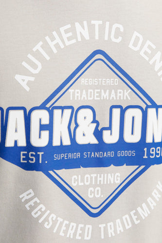 T-shirt met korte mouwen - ecru - ORIGINALS BY JACK & JONES
