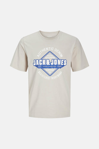 T-shirt met korte mouwen - ecru - ORIGINALS BY JACK & JONES