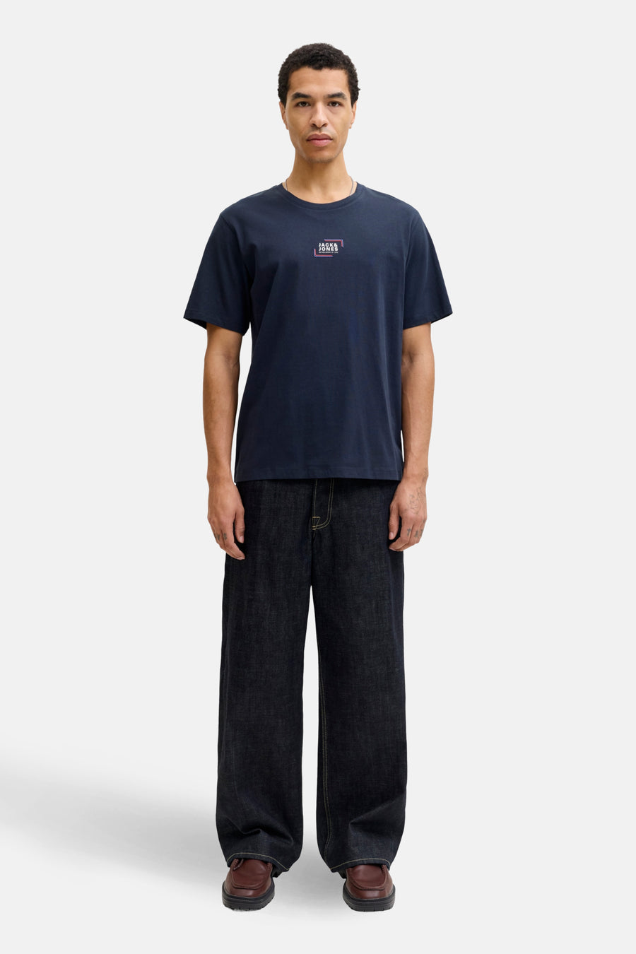 T-shirt (korte mouwen) blauw - CORE BY JACK & JONES - CORE BY JACK & JONES - 2