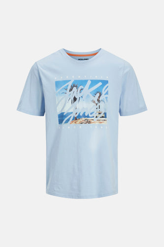 T-shirt met korte mouwen - blauw - ORIGINALS BY JACK & JONES