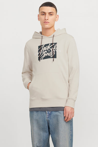 Sweater met kap Ecru - ORIGINALS BY JACK & JONES