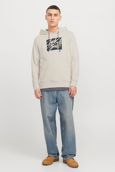 Sweater met kap Ecru - ORIGINALS BY JACK & JONES