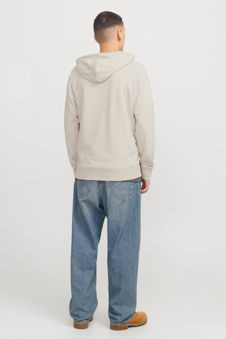 Sweat à capuche Écru - ORIGINALS BY JACK & JONES