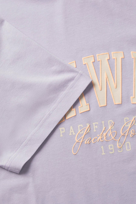 T-shirt (manches courtes) Mauve - ORIGINALS BY JACK & JONES