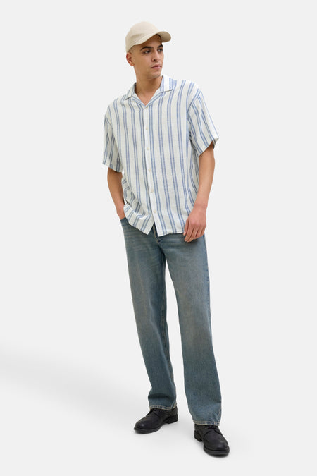 Hemd (korte mouwen) Blauw - PREMIUM BLUE by JACK & JONES