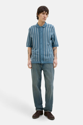 Polo met korte mouwen - blauw