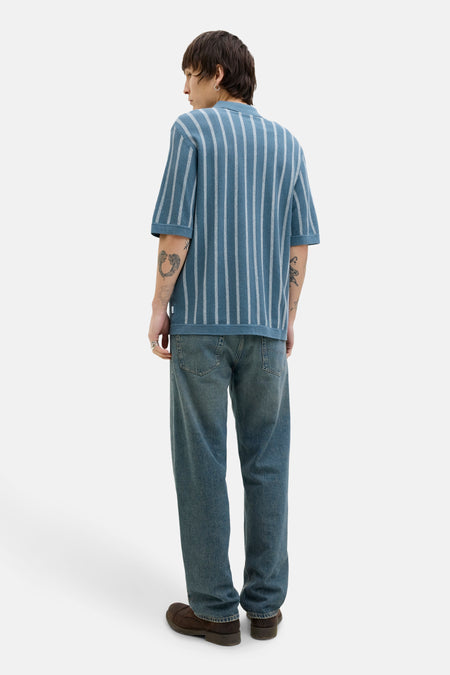 Polo met korte mouwen - blauw