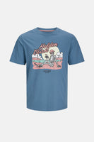 T-shirt (manches courtes) Bleu - ORIGINALS BY JACK & JONES