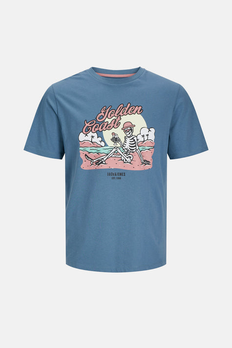 T-shirt (manches courtes) Bleu - ORIGINALS BY JACK & JONES