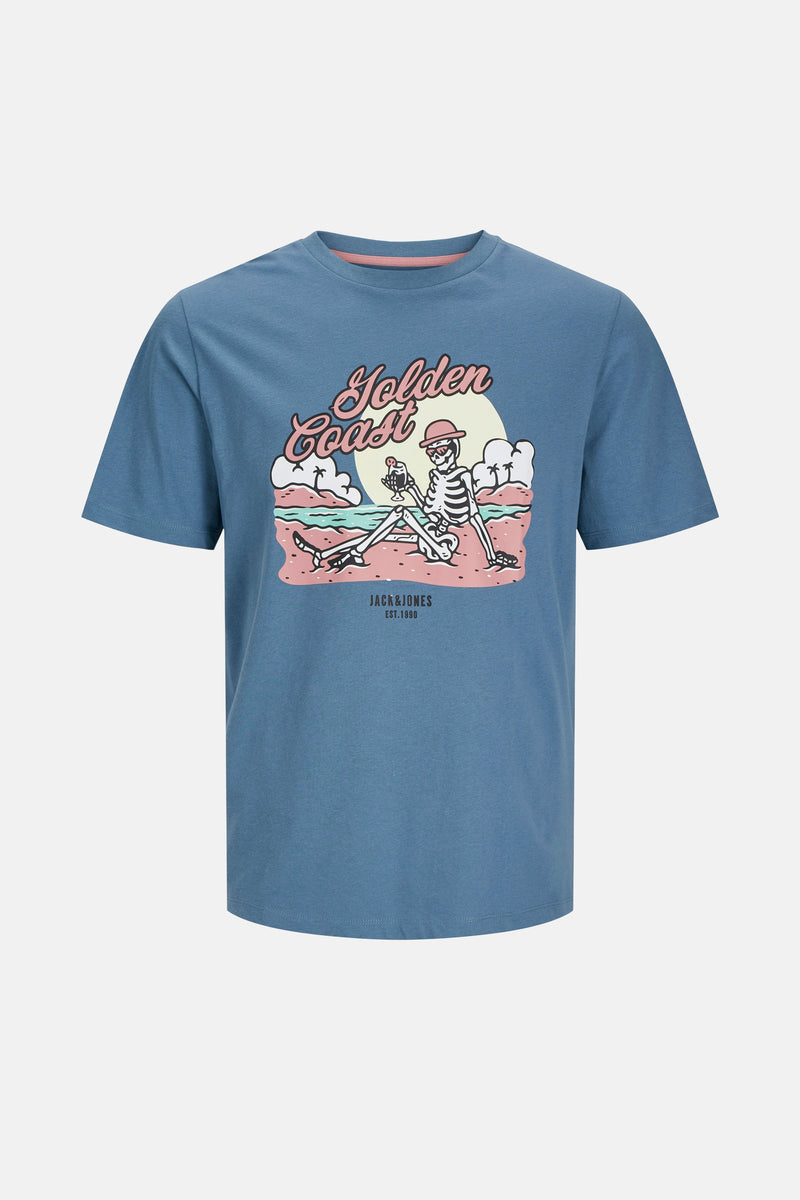 T-shirt (manches courtes) Bleu - ORIGINALS BY JACK & JONES