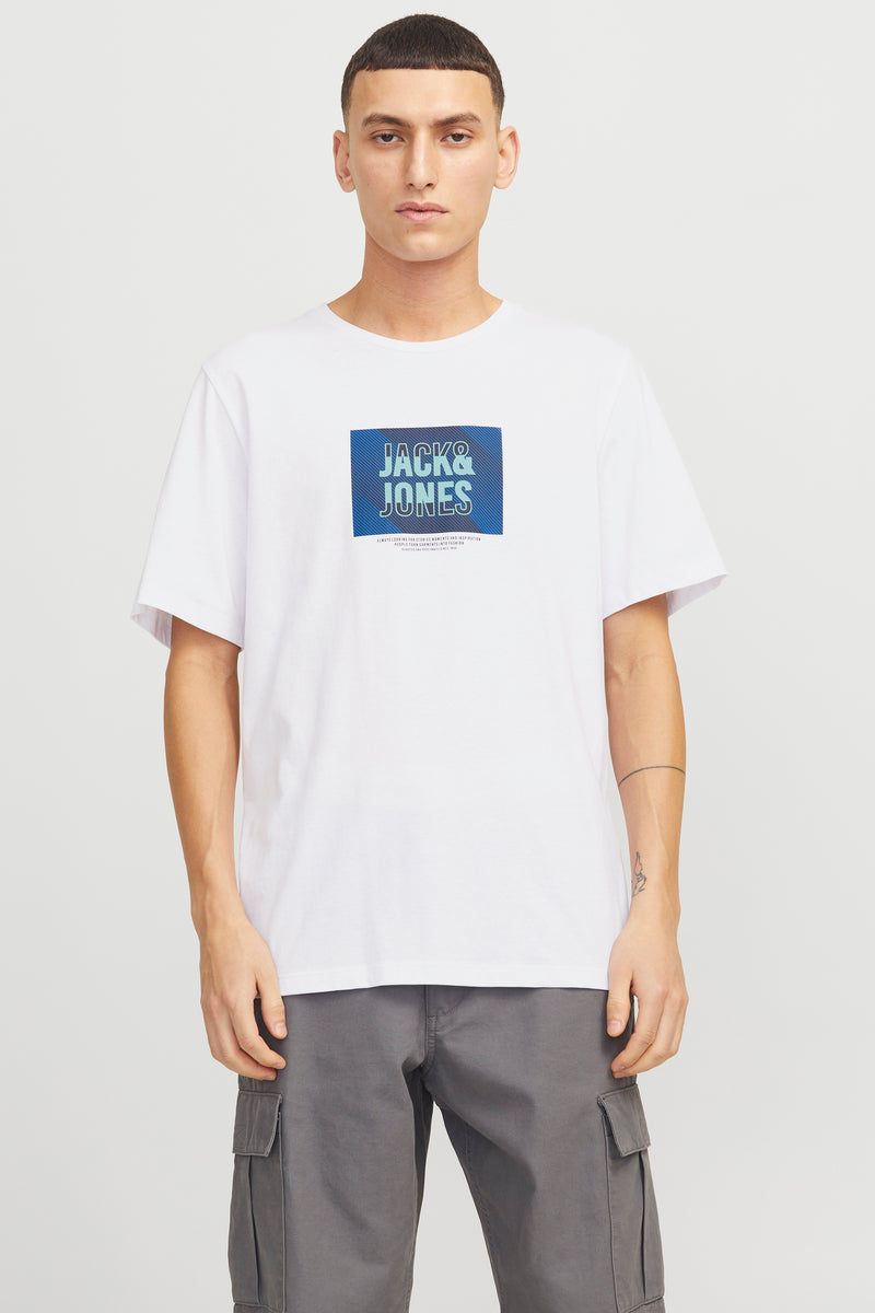 T-shirt (korte mouwen) Wit - CORE BY JACK & JONES