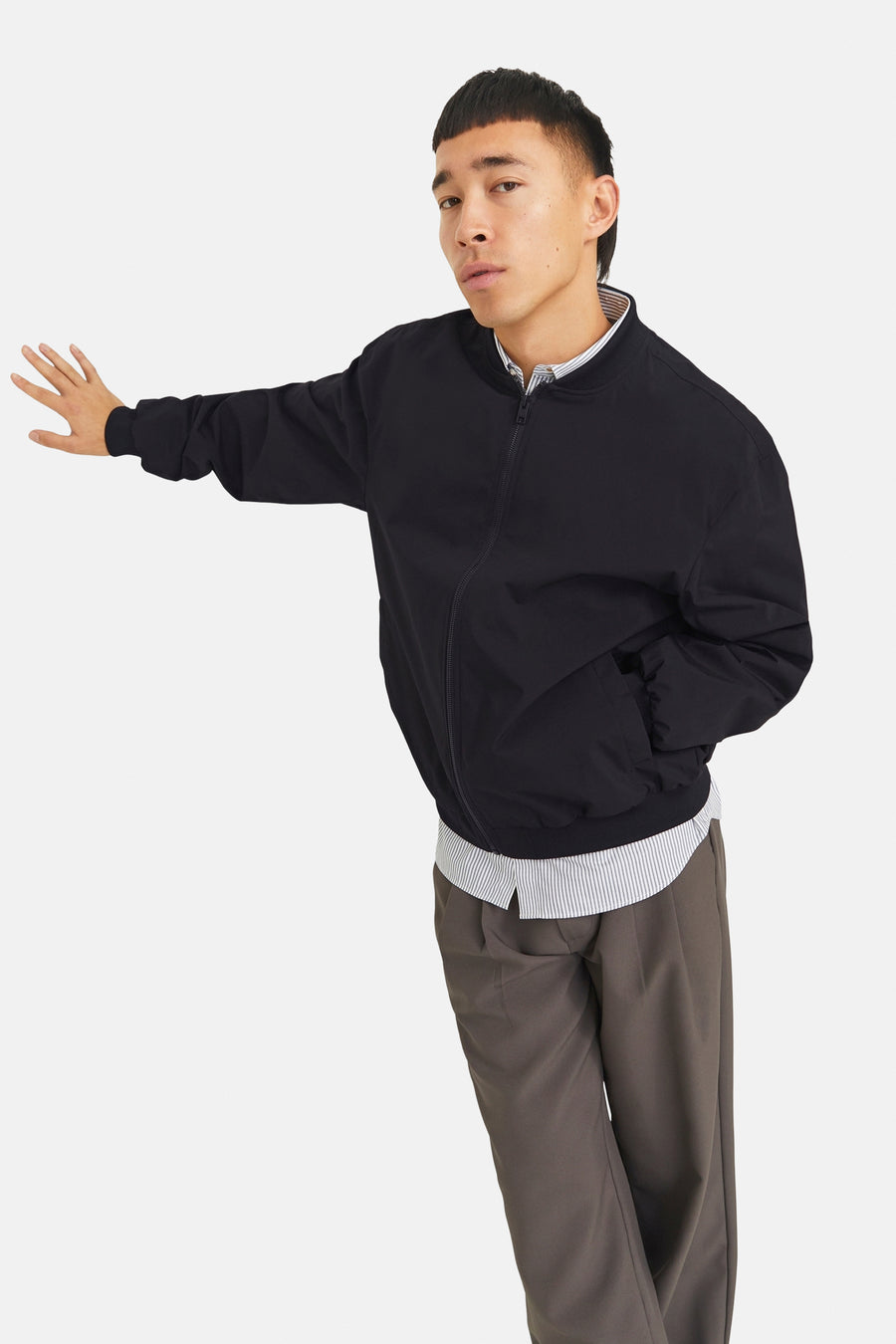 Jas (kort) zwart - PREMIUM by JACK & JONES - PREMIUM by JACK & JONES